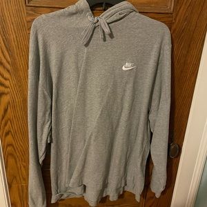US WOMENS XXL NIKE HOODIE - GRAY